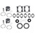 Piston and Gasket Kit for Polaris Indy Supersport 500 1997 1998 Teflon Coated