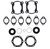 Piston and Gasket Kit for Polaris Indy Supersport 500 1997 1998 Teflon Coated