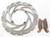 Brake Rotor and Pads for Kawasaki KX125 1994 - 2002 Front RipTide Brakes