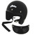 Matte Black Cyclone Open Face Motorcycle Helmet DOT Certified 3 Snap Visor