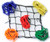 Race-Driven Motorcycle ATV Cargo Net 15 x 15 inch with 6 Hooks Mesh Web