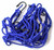 Race-Driven Motorcycle ATV Cargo Net 15 x 15 inch with 6 Hooks Mesh Web