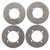 Brake Rotors and Brake Pad for Polaris Ace 900 XC 2019 Front and Rear MudRat