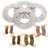 Brake Rotors & Brake Pads for Polaris RZR S4 1000 2019 2020 Front & Rear MudRat