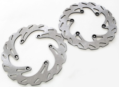 Race-Driven Rear Brake Kit For Honda CR500 (1989-2001) - Riptide Vented Rotor & Severe Duty Brake Pads