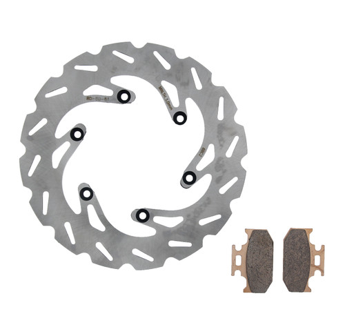 Race-Driven Riptide Brake Rotor For Kawasaki KDX200 1993-1994 - Stainless Steel Motorcycle Disc