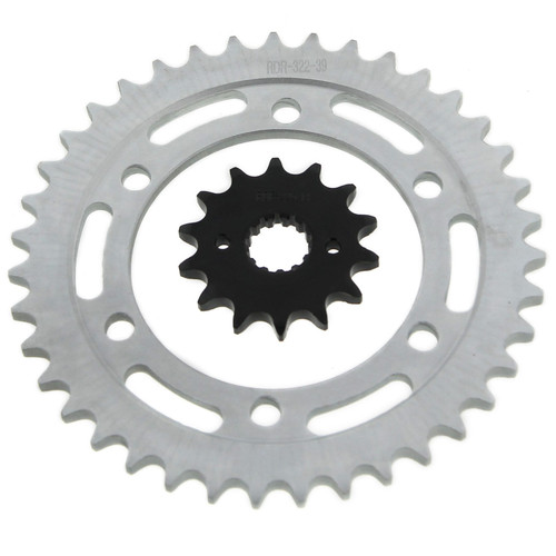 しの 1985 1986 1987 Kawasaki Ninja 600R ZX600 Front & Rear Sprockets 14