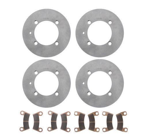 Brake Rotors & Pads Polaris RZR Trail S 1000 Ult 2021 - 2026 Front