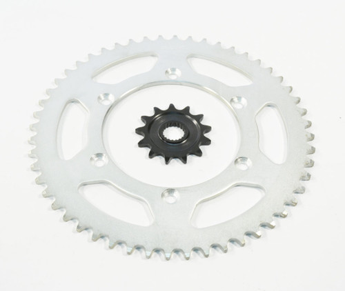 ポメ様♡14kgf Sprockets fit Yamaha YZ125 2005 - 2014 Front and Rear Silver 13/50