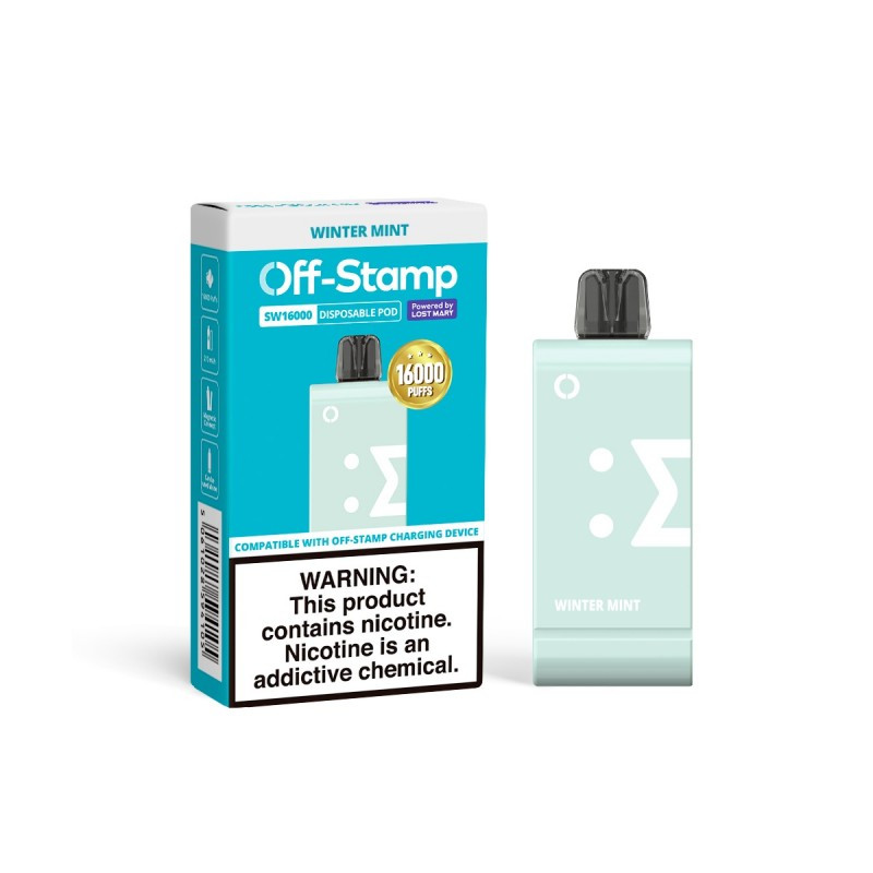 OFF-Stamp SW16000 Disposable Pod Winter Mint | NEW FLAVOR
