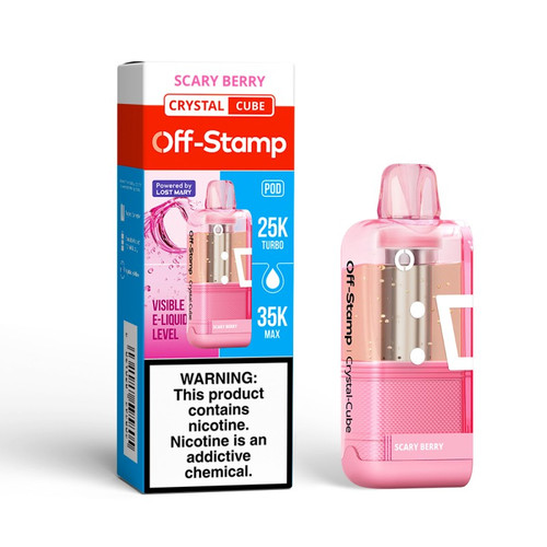 Off-Stamp X Crystal Cube 35K Disposable POD Scary Berry