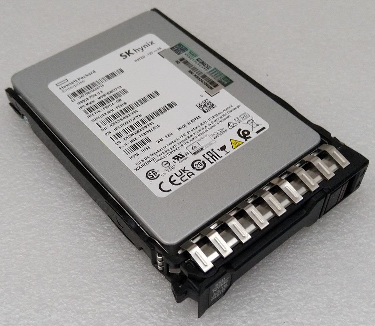 HP 1.6TB U.3 NVMe MU SSD P55174-002   High-Performance