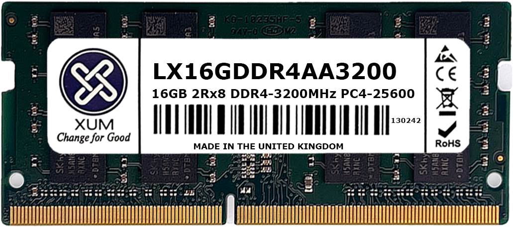 16GB DDR4 3200MHz PC4 25600 SODIMM Laptop RAM | Dr Memory