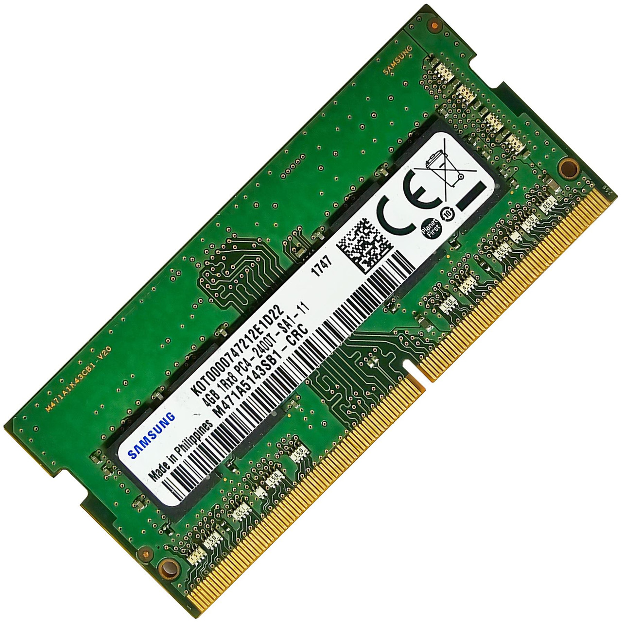 10枚セット】Samsung 4GB DDR4-2400T PC4-19200 SO-DIMM ノートPC用