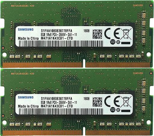 Samsung 16GB (2 x 8GB) Laptop Memory RAM SODIMM | Dr Memory