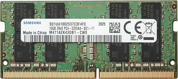Samsung 16GB1枚 DDR4 3200MHzノート用メモリー Samsung 16GB (1 x 16GB) Laptop Memory RAM SODIMM | Dr Memory