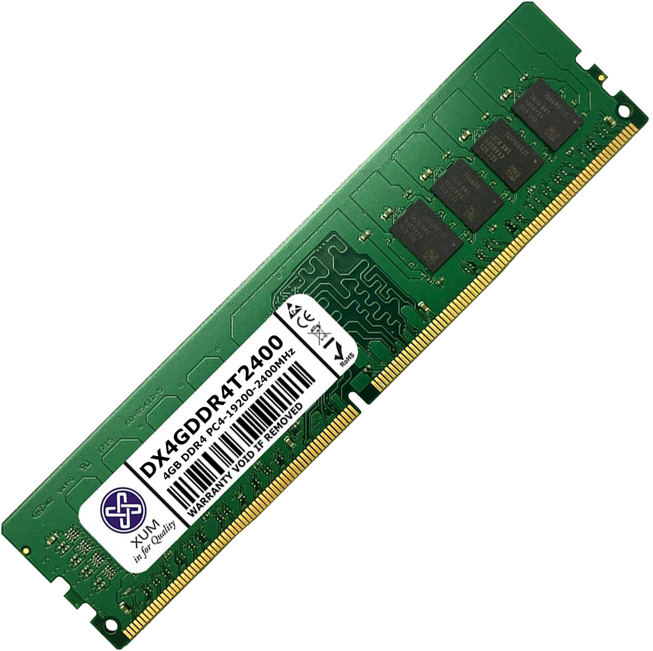 4GB Desktop Memory RAM DDR4 PC4-19200 2400MHz 288-pin DIMM