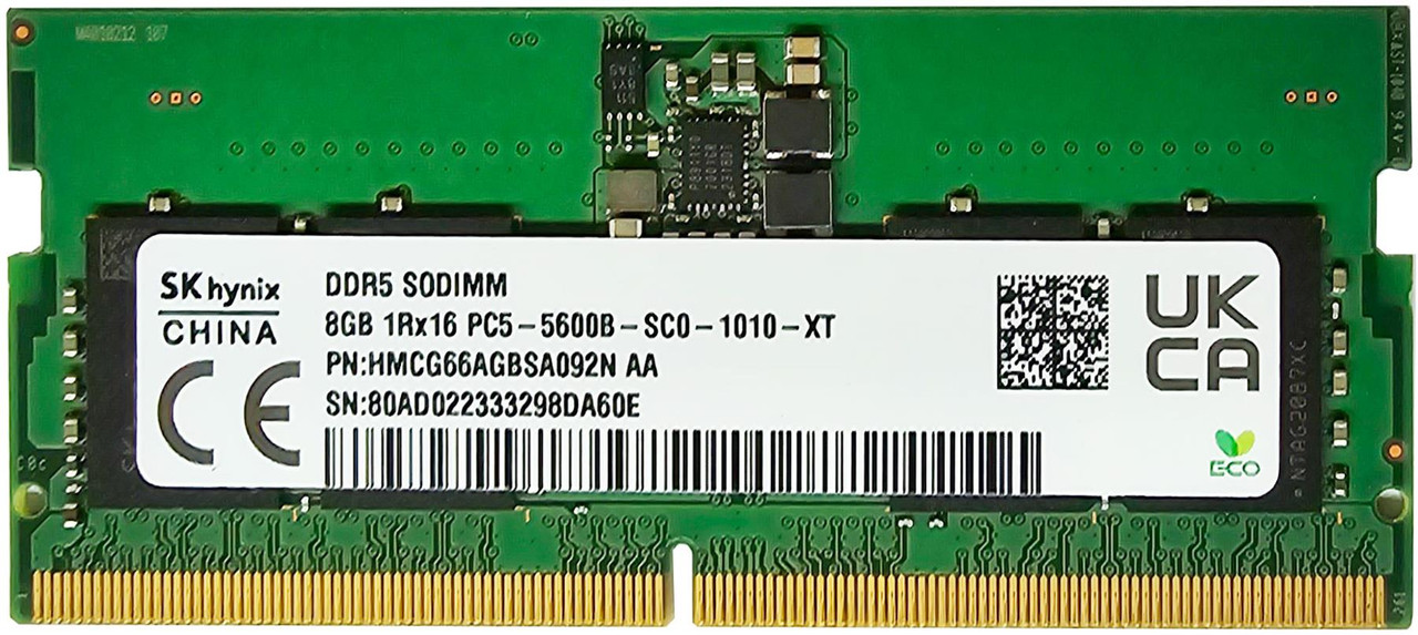メモリー SK hynix DDR5SODIMM 8GB 5600MHz x2 SK-Hynix 8GB DDR5 5600MHz SODIMM Gaming Laptop RAM Memory Module