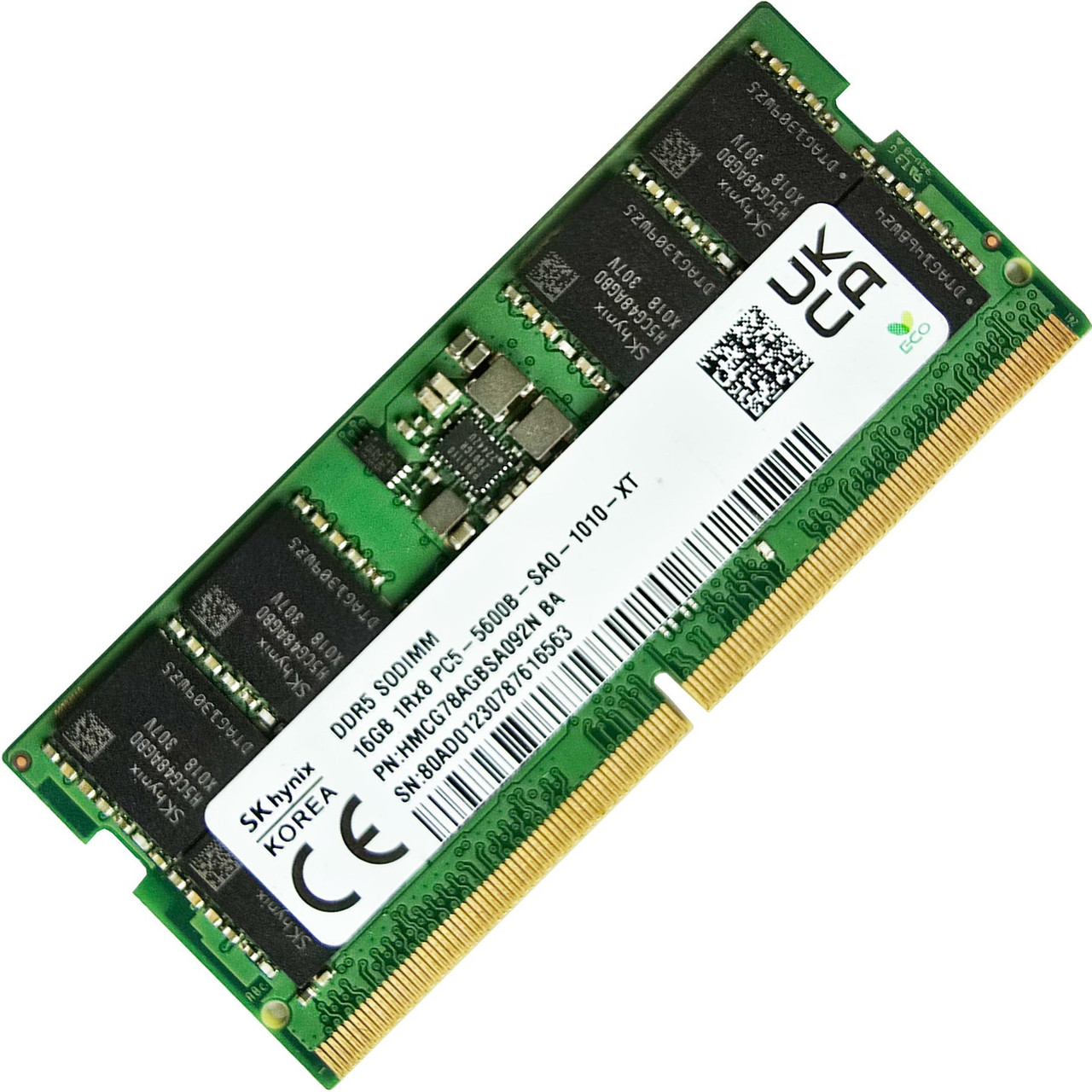 SK hynix 16GB DDR5-5600 ノートPC用メモリ SODIMM SK Hynix 16GB Laptop Memory RAM 5600Mhz DDR5 | Dr Memory