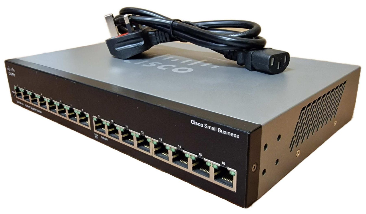 PC周辺機器 Cisco SG100-16-NA Small Business SG 100-16 - switch - 16 ports - unmanaged Amazon | Cisco SG100-16-NA Small Business SG 100-16 - switch
