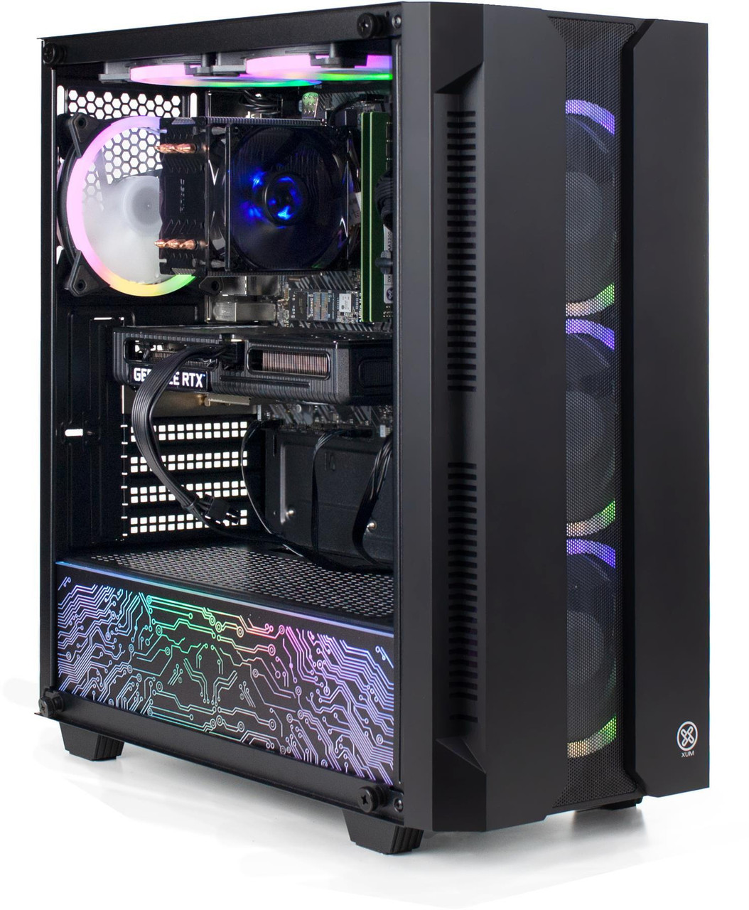XUM AMD Ryzen 5 5500 RTX 4060 Gaming PC 32GB RAM 1TB HDD