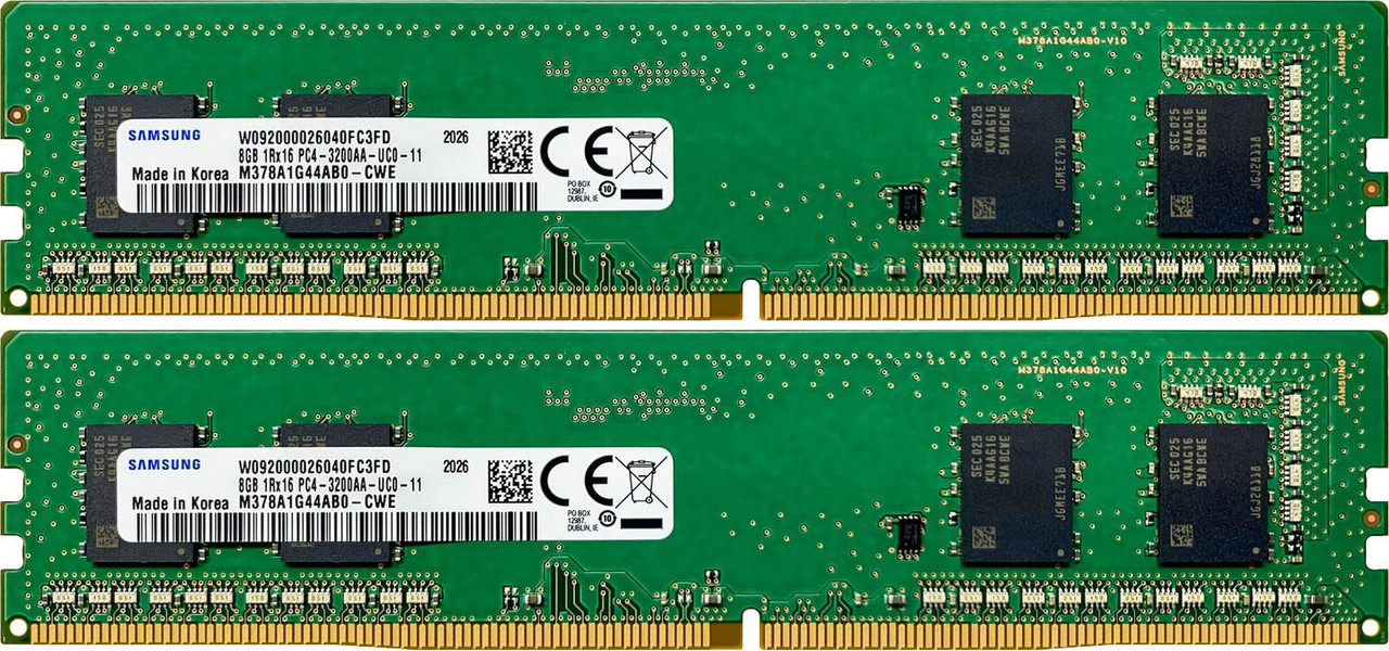 Samsung 16GB (2 x 8GB) Desktop Memory RAM DIMM | Dr Memory