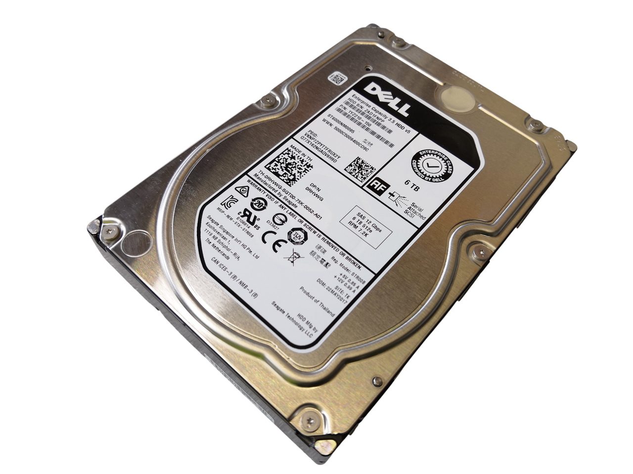 WXPCX-ALT Dell Enterprise 1.2TB 10K 6Gbps SAS 2.5'' Hard