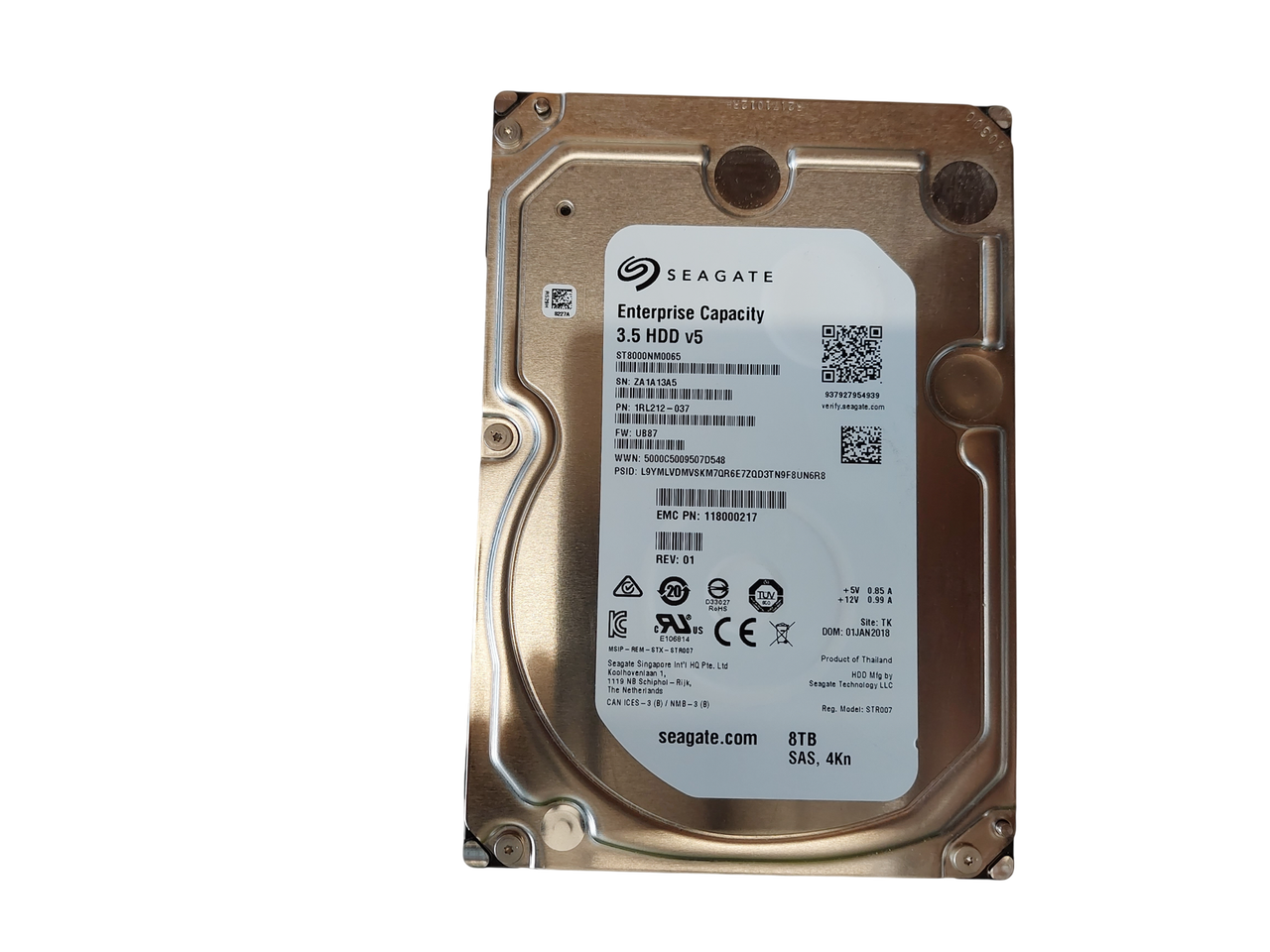 SEAGATE Enterprise 8TB SAS 4Kn 12Gb/s 7200 RPM 3.5 | Doctor Memory
