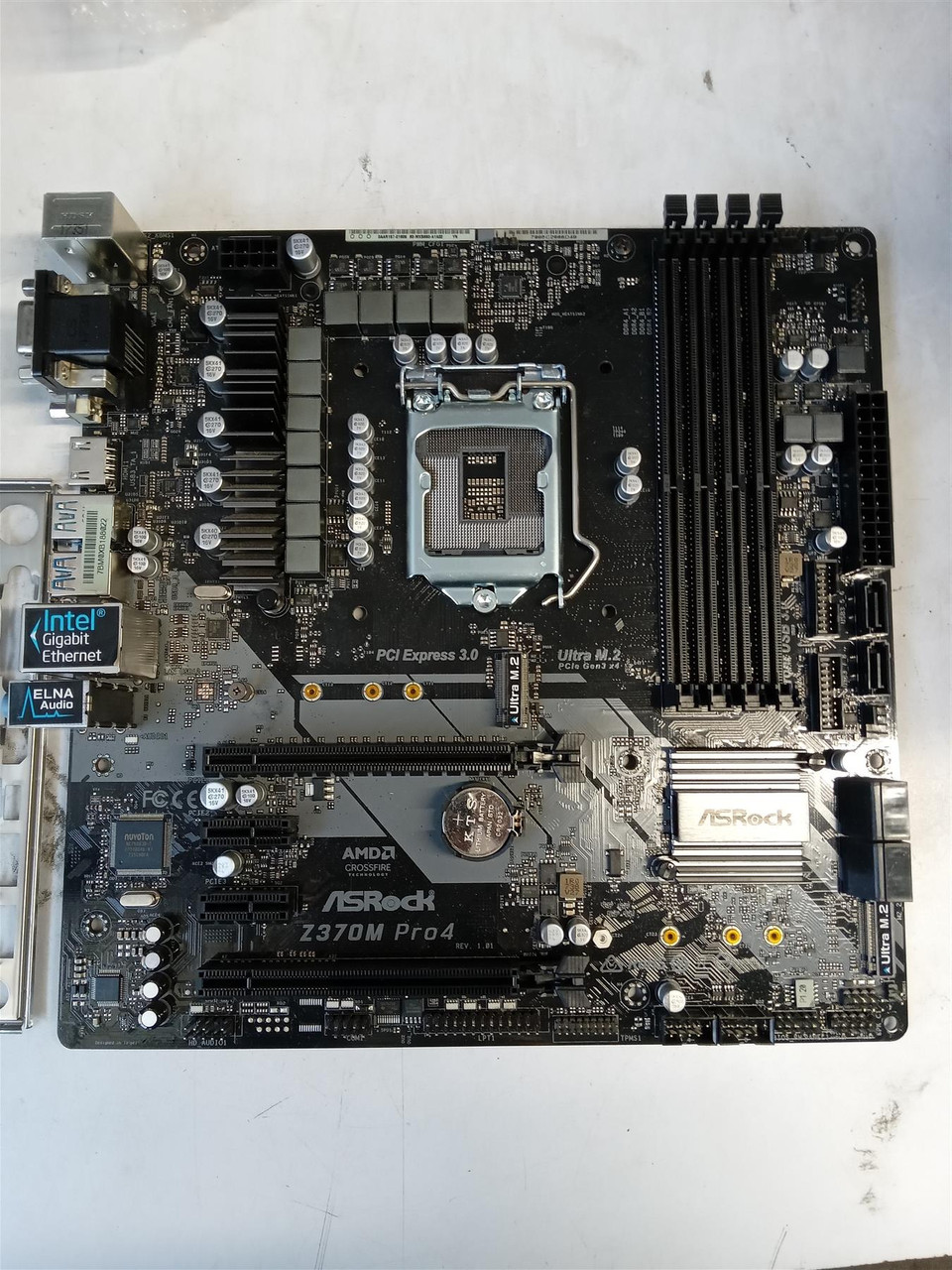 ASRock Z370M Pro4 Intel Z370 LGA1151 Micro-ATX Motherboard