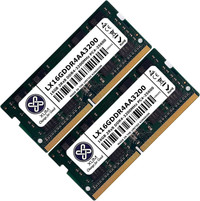 XUM 32GB 2X16GB DDR4 3200MHz SODIMM Non-ECC Unbuffered Laptop Memory RAM