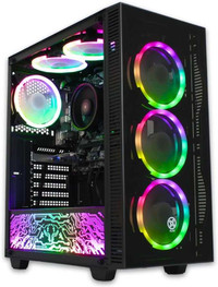 XUM Gaming PC AMD Ryzen 5 4600G CPU 16GB RAM 256GB NVMe SSD - Entry Level Gaming