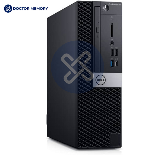 Dell OptiPlex 5070 SFF PC Intel i5-9500 16GB RAM 512GB Solid State Drive Windows 11 Pro Grade B