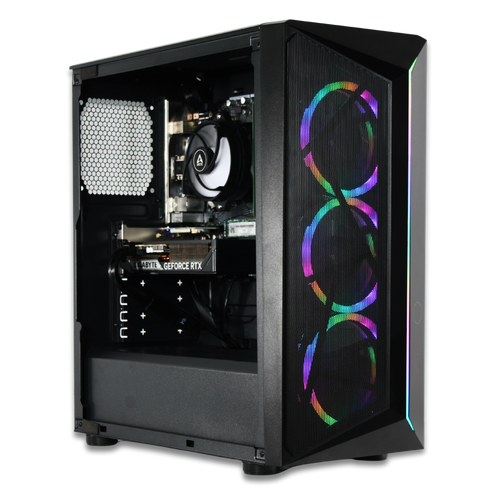 XUM CMP 510 Prebuilt Gaming PC: AMD Ryzen 5 8400F, NVIDIA GeForce RTX 5060 8GB, 16GB DDR5 RAM, 1TB NVMe SSD, 650W PSU 80+ Bronze, aRGB, WiFi 5, Windows 11 Home