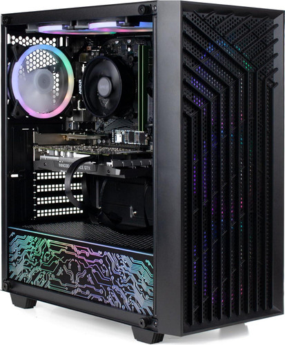 XUM Spartan Prebuilt Gaming PC: AMD Ryzen 5 8400F, NVIDIA GeForce RTX 5060 8GB, 16GB DDR5 RAM, 1TB NVMe SSD, 650W PSU 80+ Bronze, aRGB, WiFi 5, Windows 11 Home