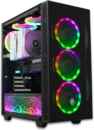XUM Titan Prebuilt Gaming PC: Intel Core i7-13700F, NVIDIA GeForce RTX 5060 8GB, 32GB DDR5 RAM, 1TB NVMe SSD, 650W PSU 80+ Bronze, aRGB, WiFi 5, Windows 11 Home