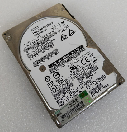 HP 1.2TB SAS2 HDD 10K 2.5" 768788-004 EG1200JEHMC