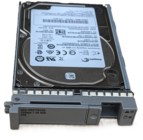 Cisco 2TB SAS3 HDD 7.2K 12Gbps 2.5" with Caddy 1VD200-175 UCS-HD2T7K12G