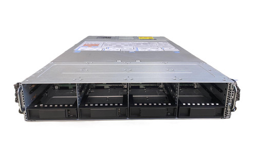 Dell PowerEdge C6400 12LFF Enclosure - 4x C6420 Node Server Xeon GOLD 5118 2x1600W iDRAC9