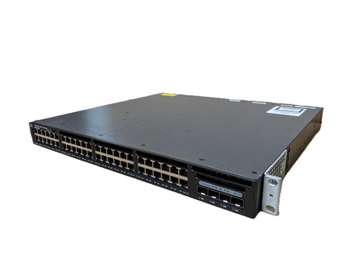 Cisco Catalyst WS-C3650-48PS-E 48x1Gb PoE+ / 4x1Gb SFP / 1x640W PSU