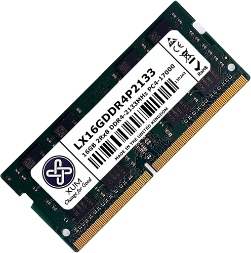 16GB (1 x 16GB) Refurbished Laptop Memory RAM 2133Mhz DDR4 Non-ECC Unbuffered SODIMM 260 Pin 1.2V