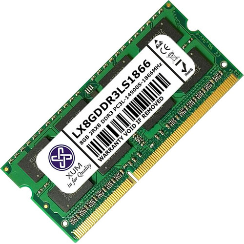 XUM 8GB Laptop Memory RAM SODIMM 1866MHz PC3L-14900 DDR3L 1.35V 204 Pin Lot