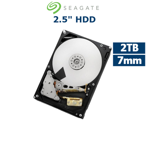 Seagate 2TB 2.5in SATA HDD 7mm Internal Laptop Hard Drive