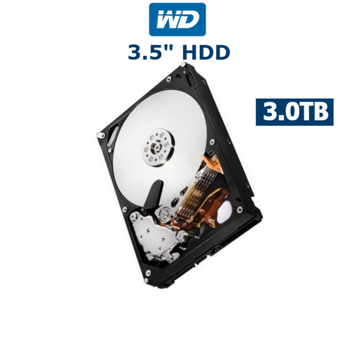 Western Digital 3TB 3.5in SATA HDD Internal Desktop Hard Drive