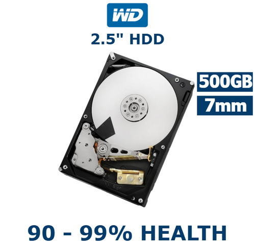 Western Digital 500GB 2.5in SATA HDD 7mm Internal Laptop Hard Drive
