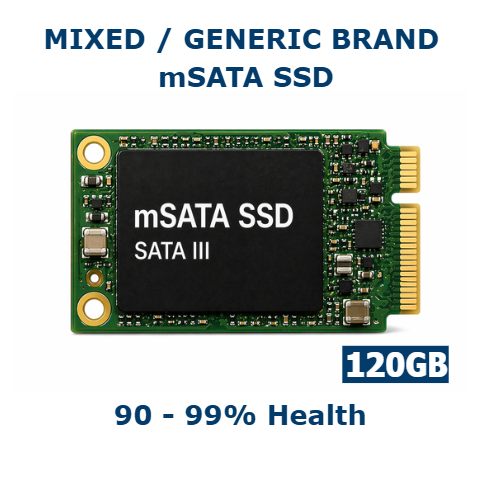 120GB mSATA Used SSD Internal Solid State Drive