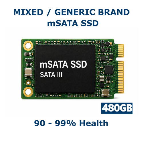 480GB mSATA Used SSD Internal Solid State Drive