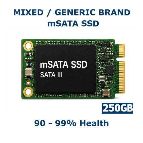 250GB mSATA Used SSD Internal Solid State Drive