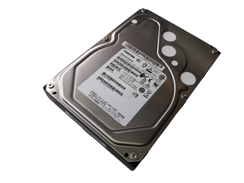 Toshiba 4TB 3.5" SAS HDD, 7.2K RPM, 12Gb/s, 520 Bytes/Sector - MG04SCA40EN