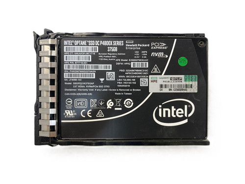 HPE Intel Optane DC P4800X 375GB U.2 NVMe SSD - SSDPE21K375GAP 88%