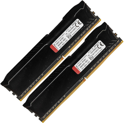 Kingston HyperX Fury 16GB 2x8GB DDR4 2400MHz Desktop Gaming RAM Kit HX424C15FB2K2/16